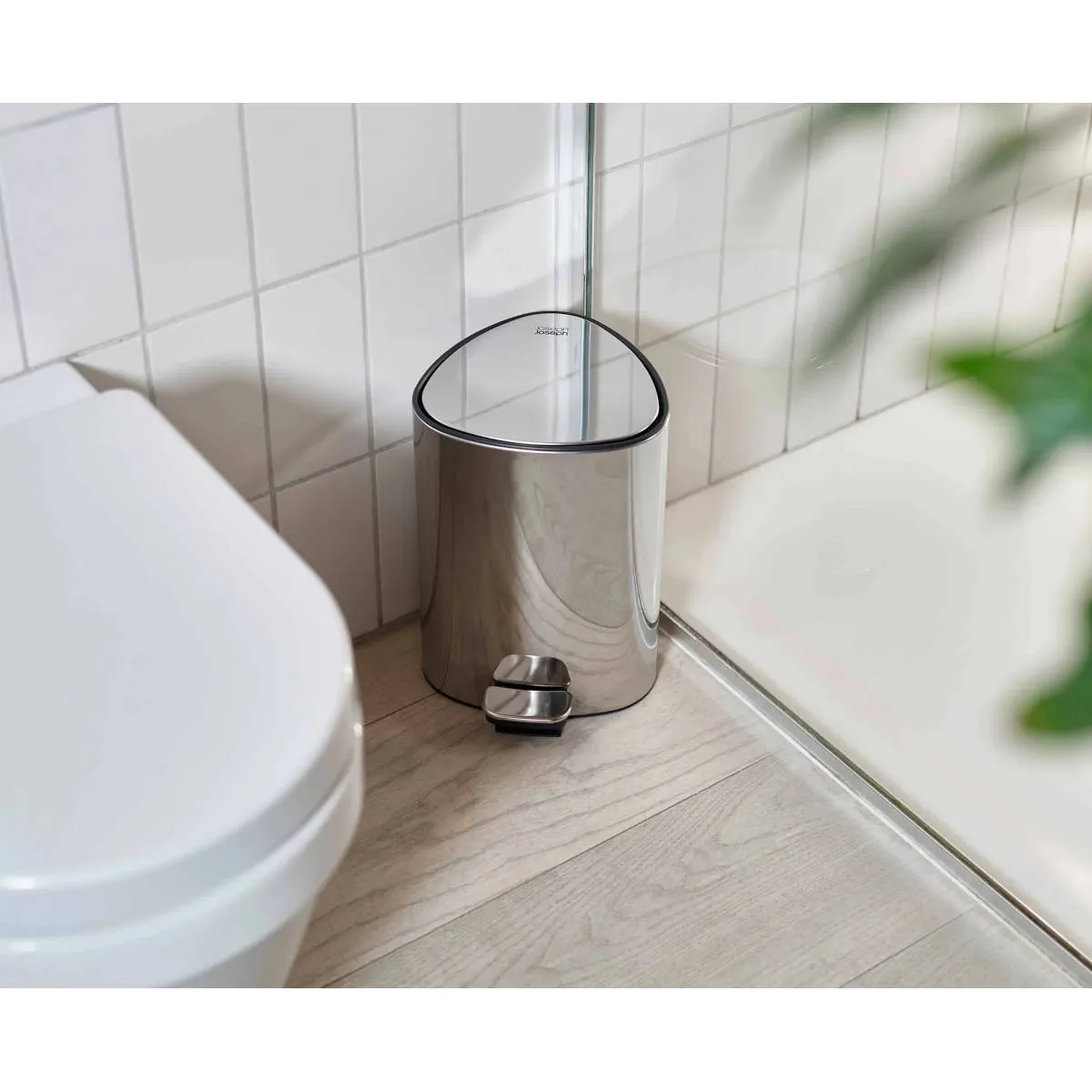 Joseph Joseph EasyStore Luxe Stainless Steel Pedal Bin 5L
