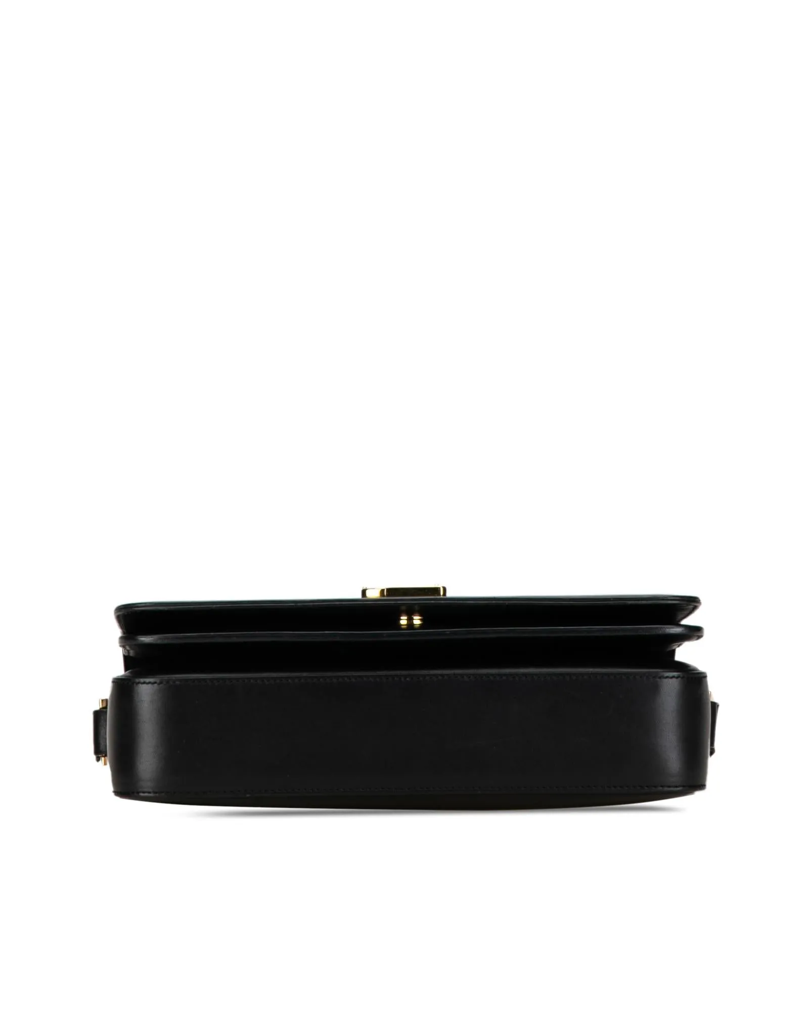 Leather Flap Shoulder Bag with Slip and Zip Pockets