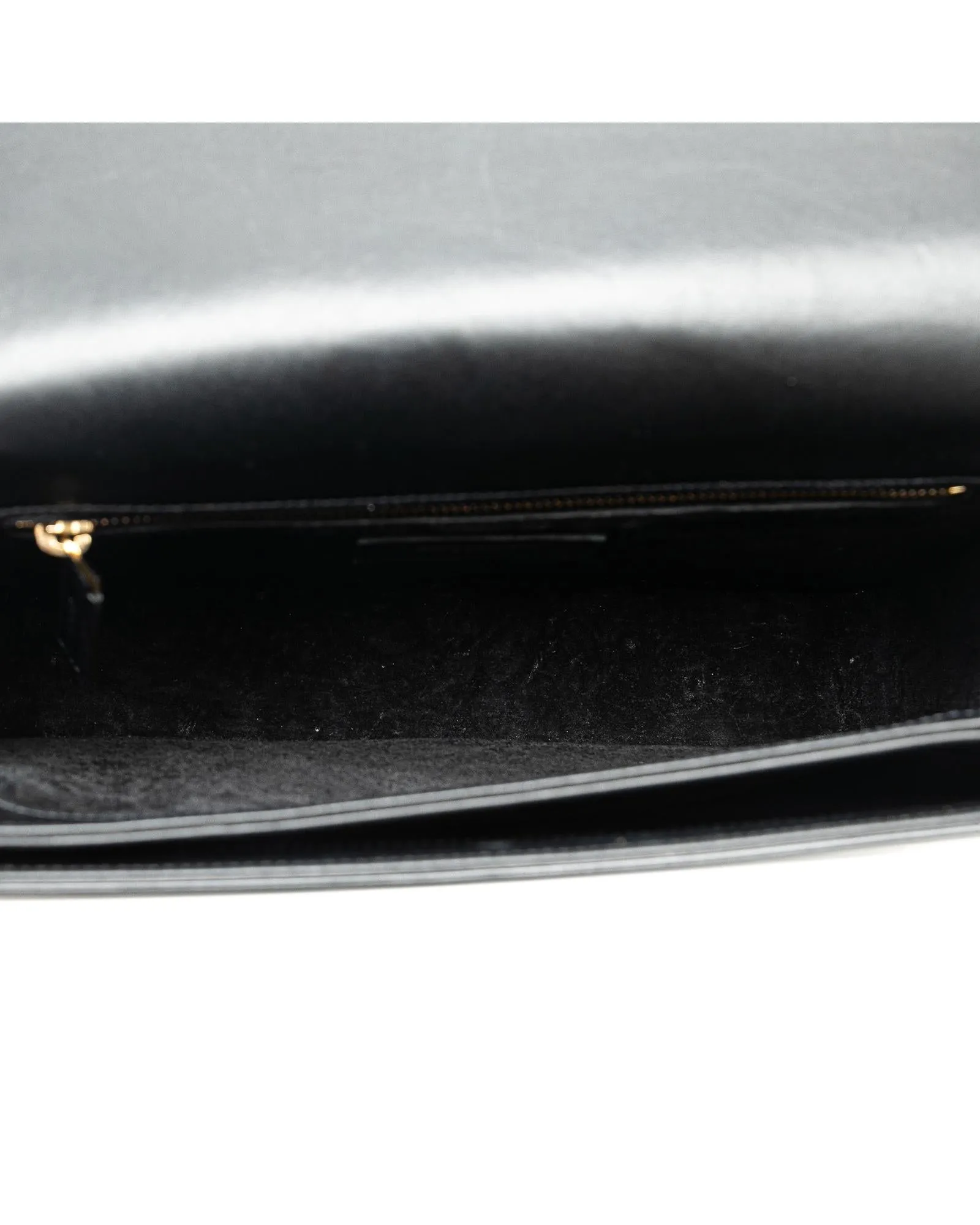 Leather Flap Shoulder Bag with Slip and Zip Pockets