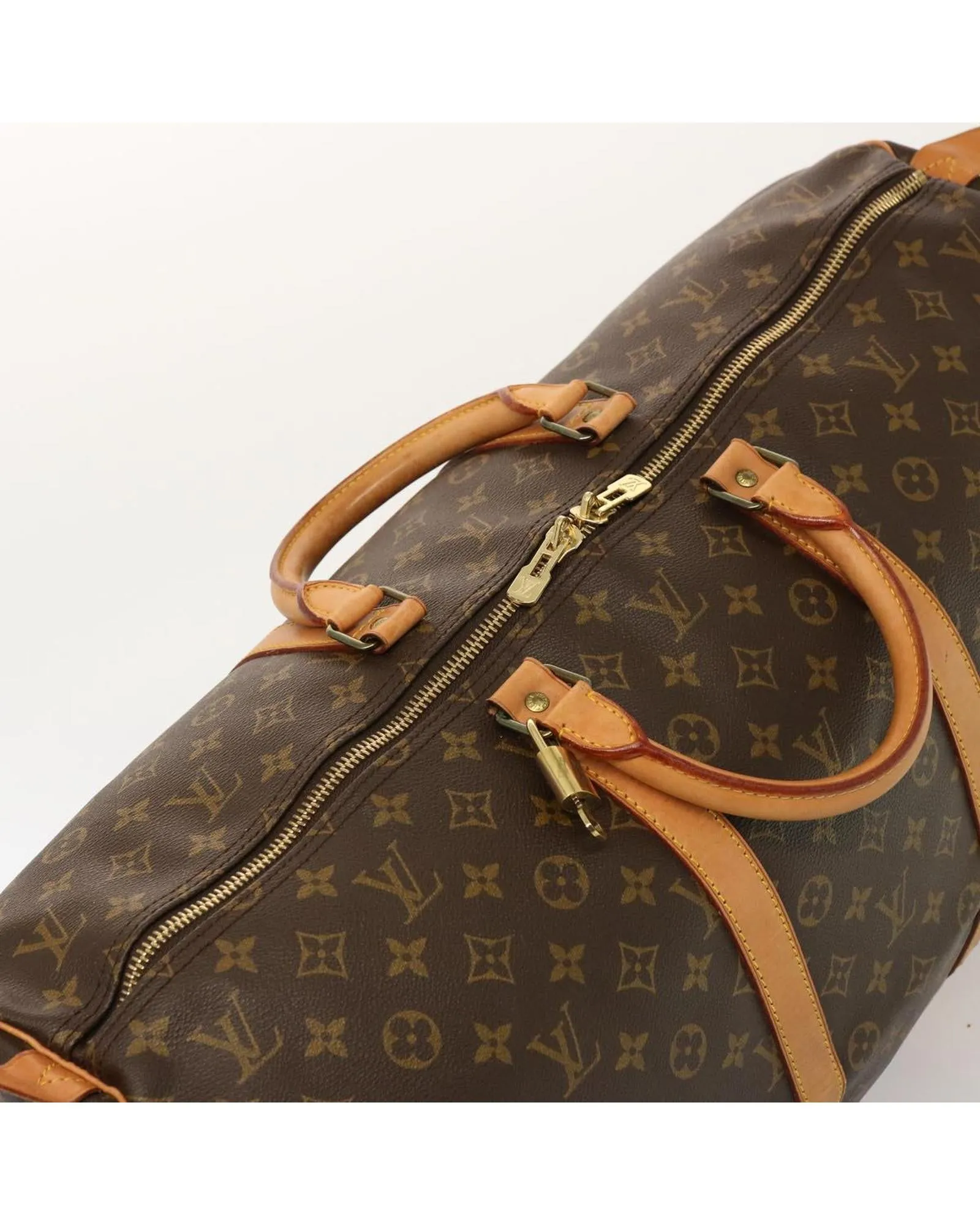 LOUIS VUITTON Keepall 55 Monogram Canvas Travel Duffel Bag