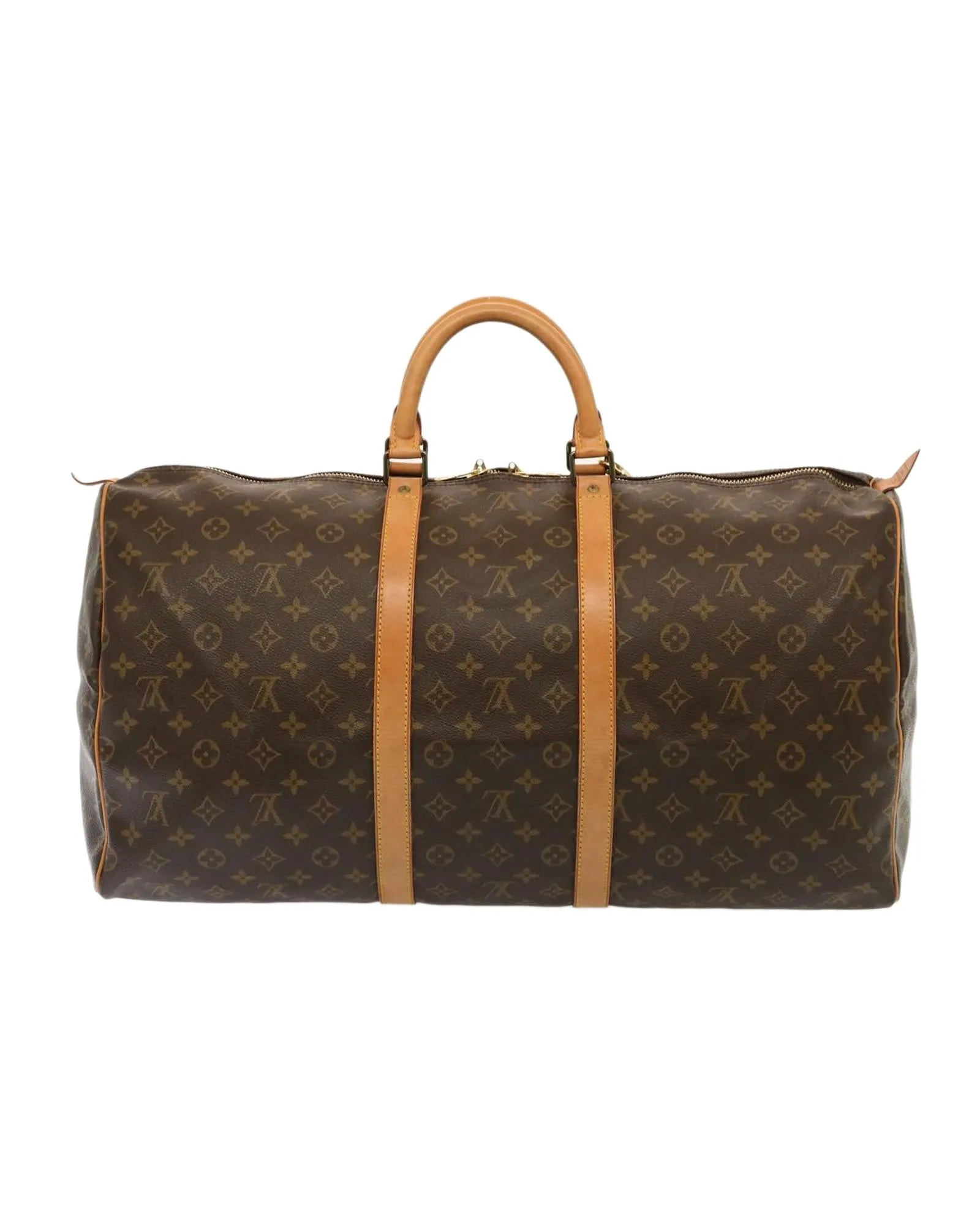 LOUIS VUITTON Keepall 55 Monogram Canvas Travel Duffel Bag