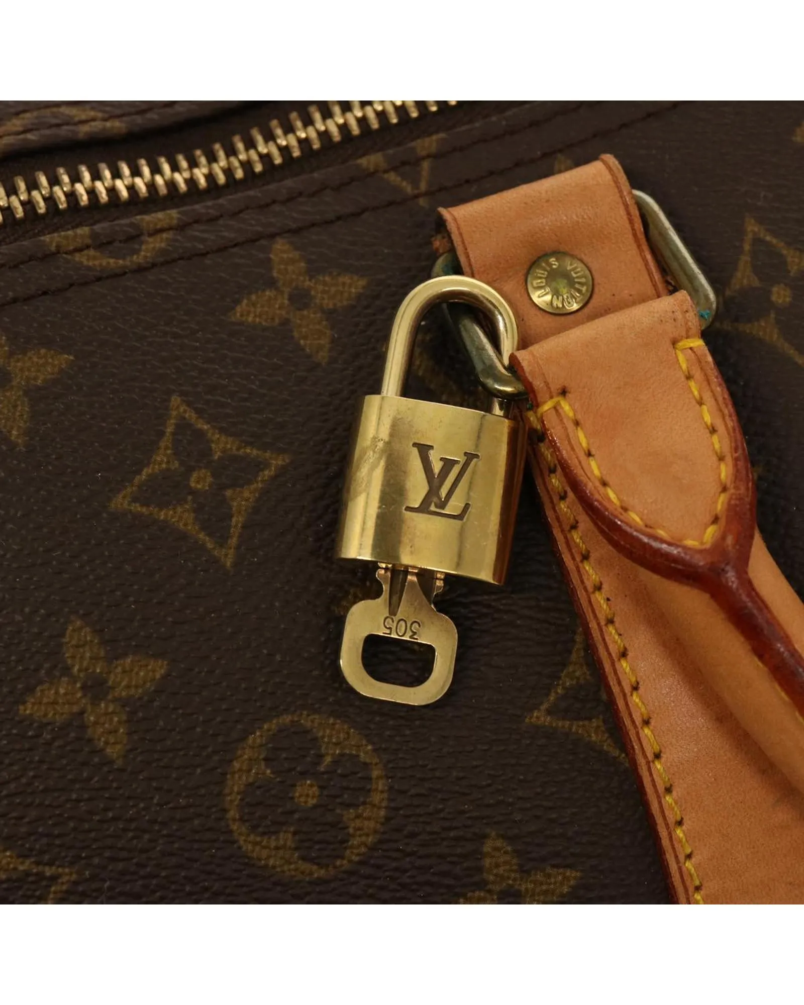 LOUIS VUITTON Keepall 55 Monogram Canvas Travel Duffel Bag