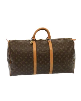 LOUIS VUITTON Keepall 55 Monogram Canvas Travel Duffel Bag