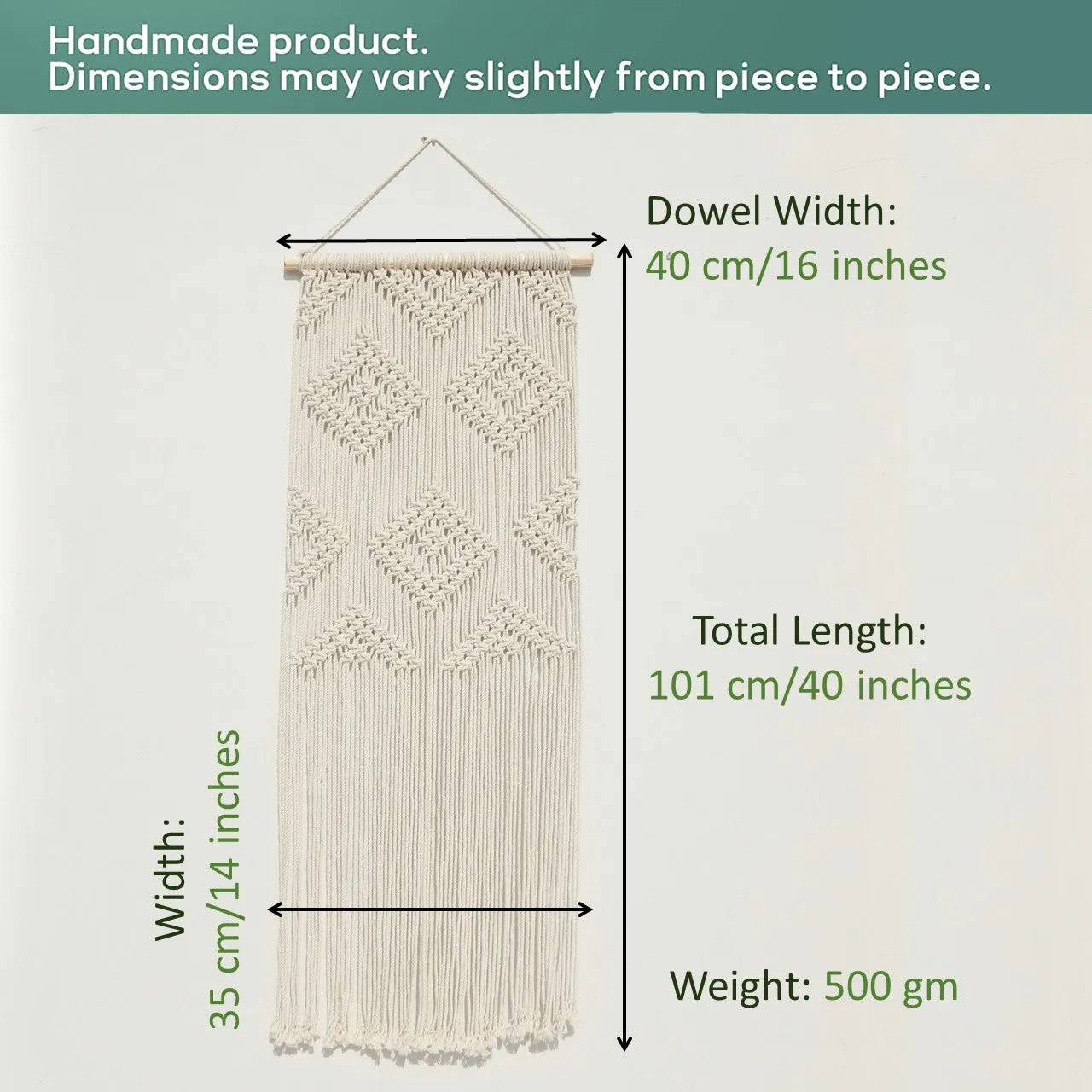Macrame Boho Wall Hanging