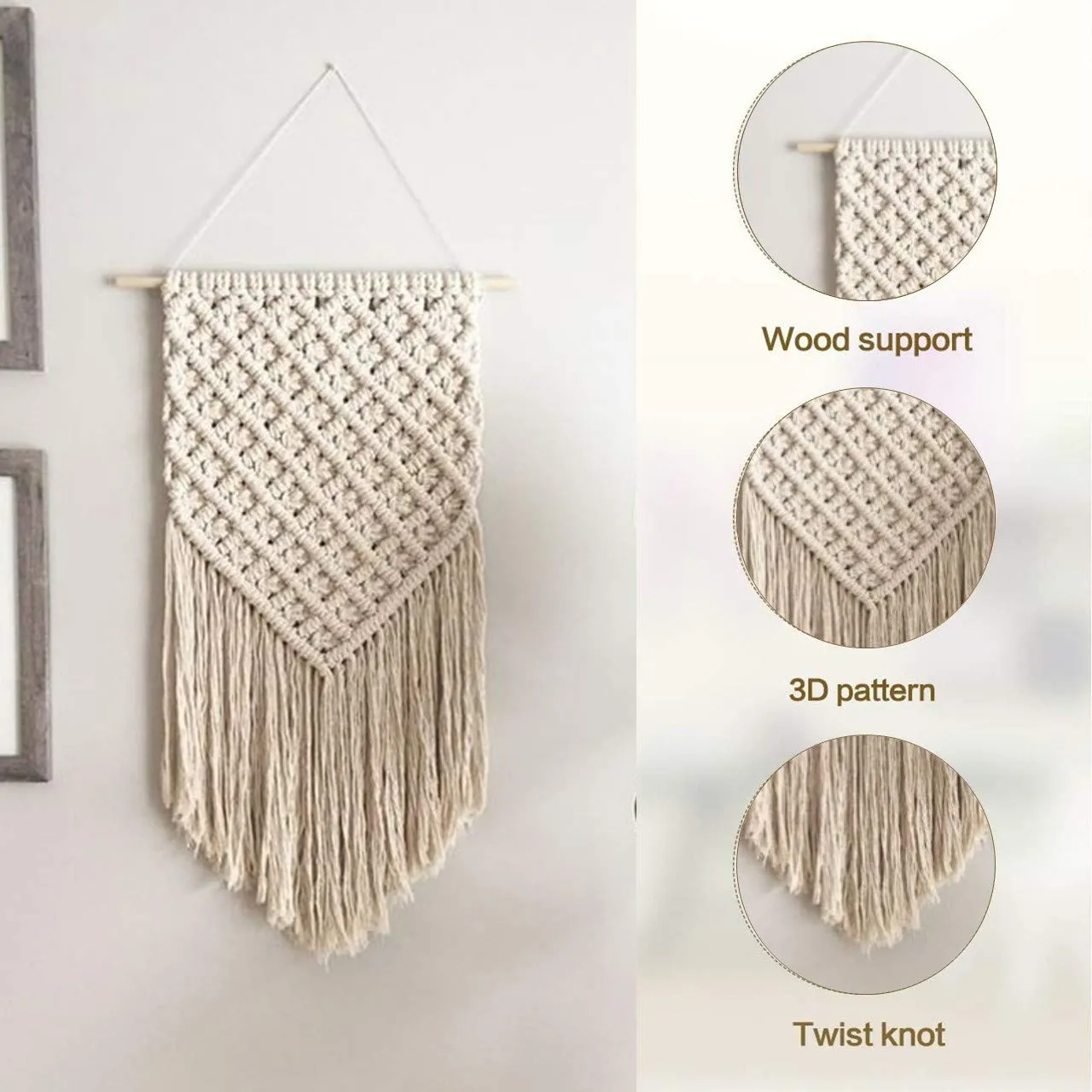 Macrame Boho Wall Hanging