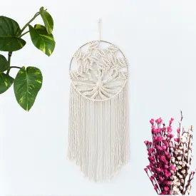 Macrame Dream Catcher With Golden Ring