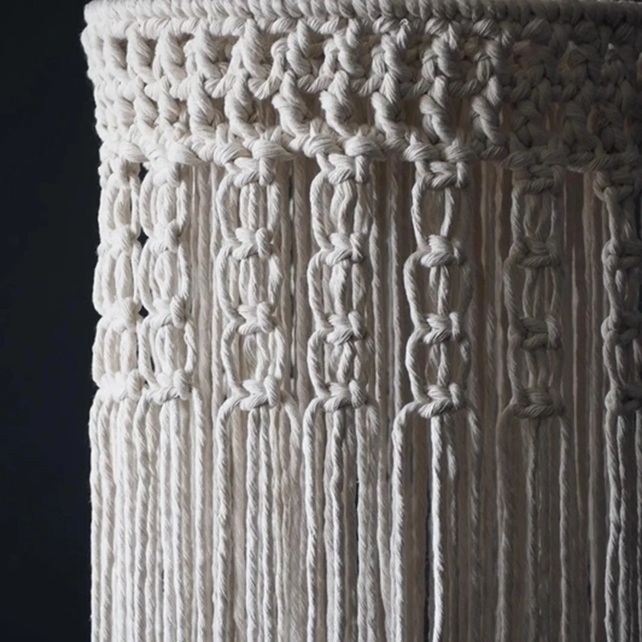MACRAME LAMPSHADE
