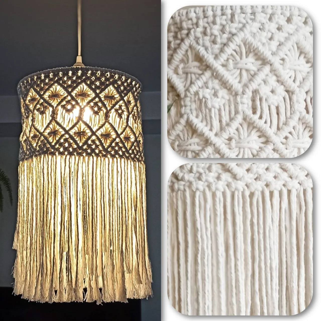 MACRAME LAMPSHADE