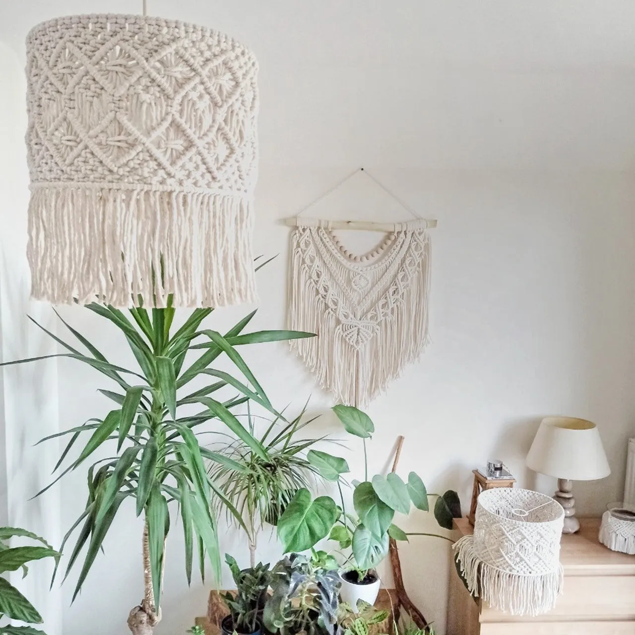 MACRAME LAMPSHADE
