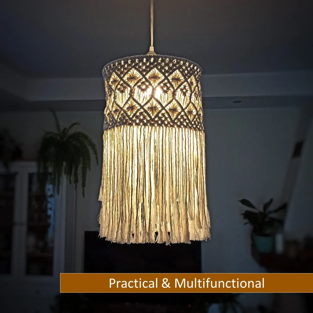 MACRAME LAMPSHADE