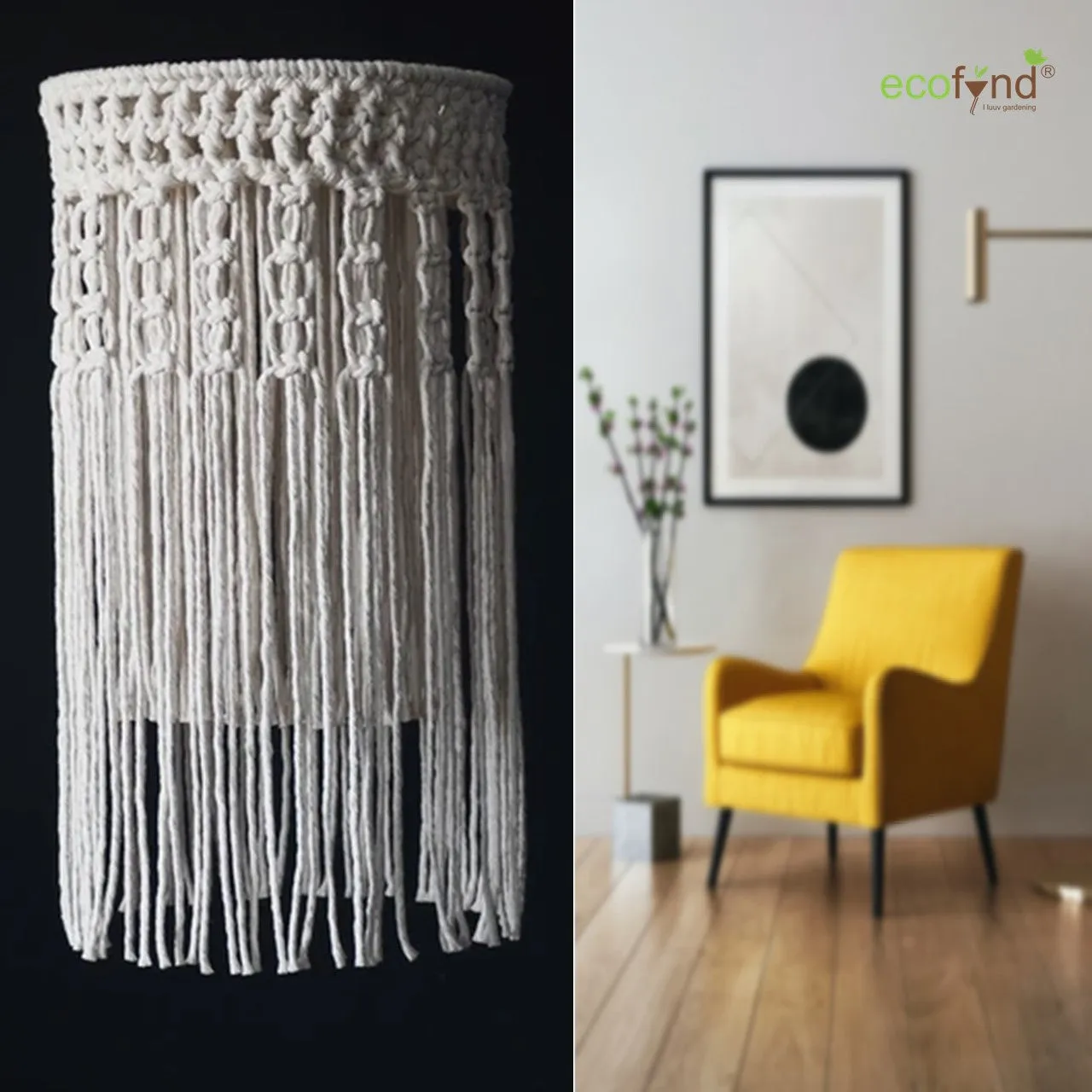 MACRAME LAMPSHADE