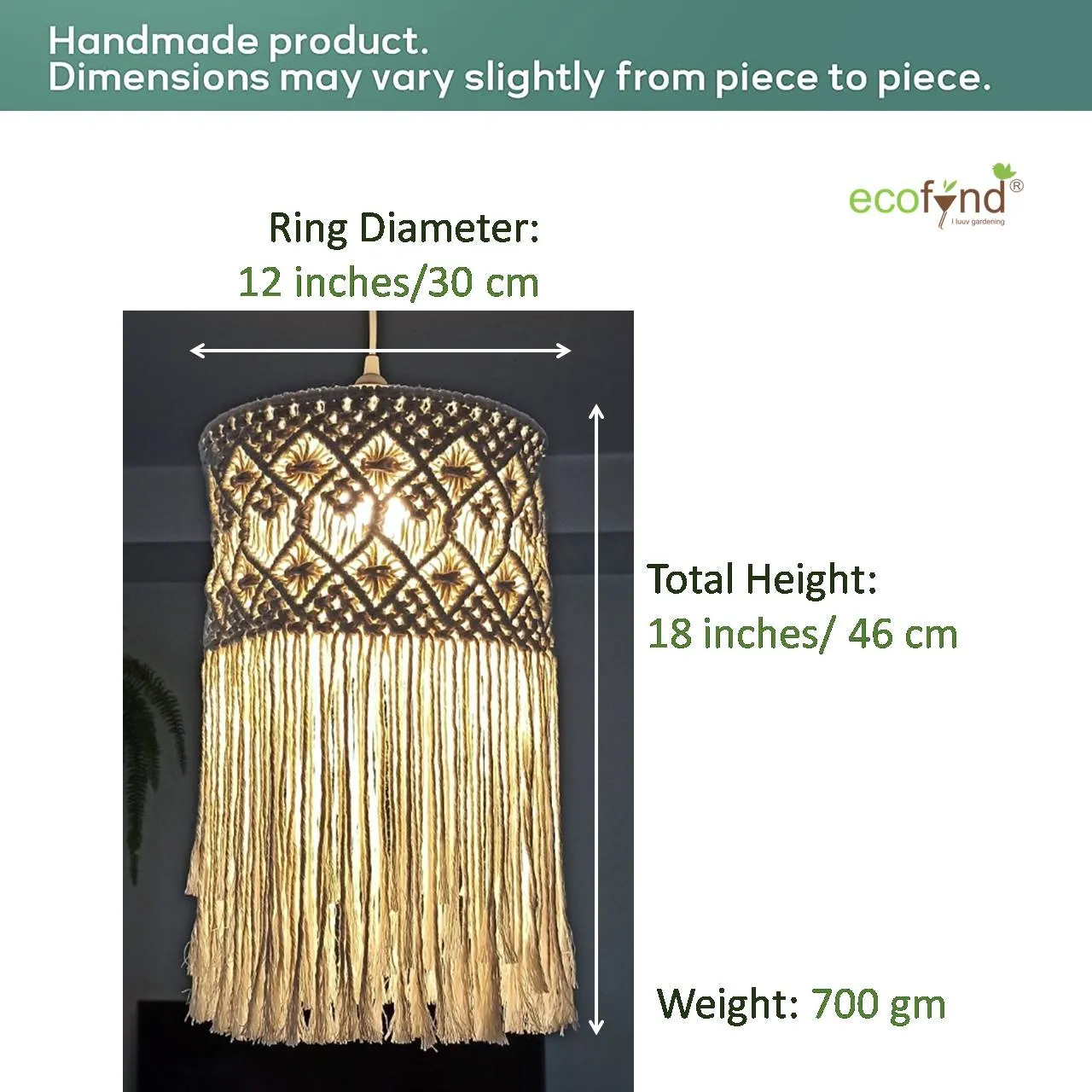 MACRAME LAMPSHADE