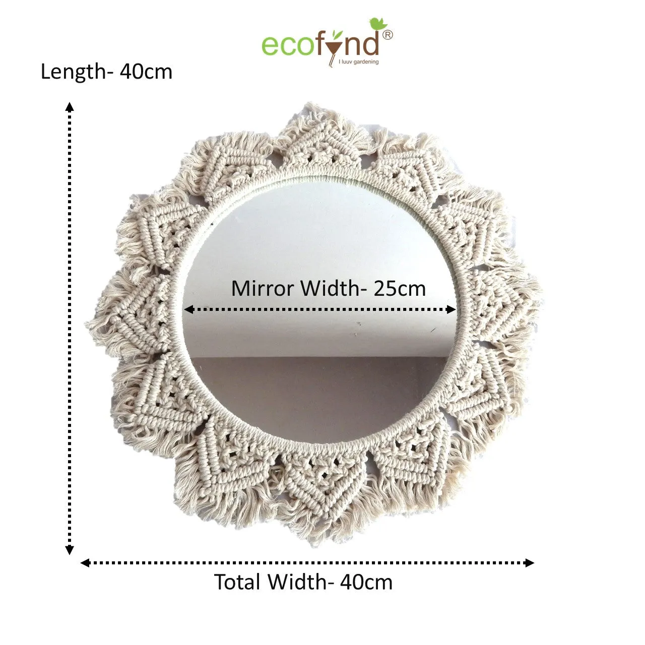 Macrame Wall Mirror