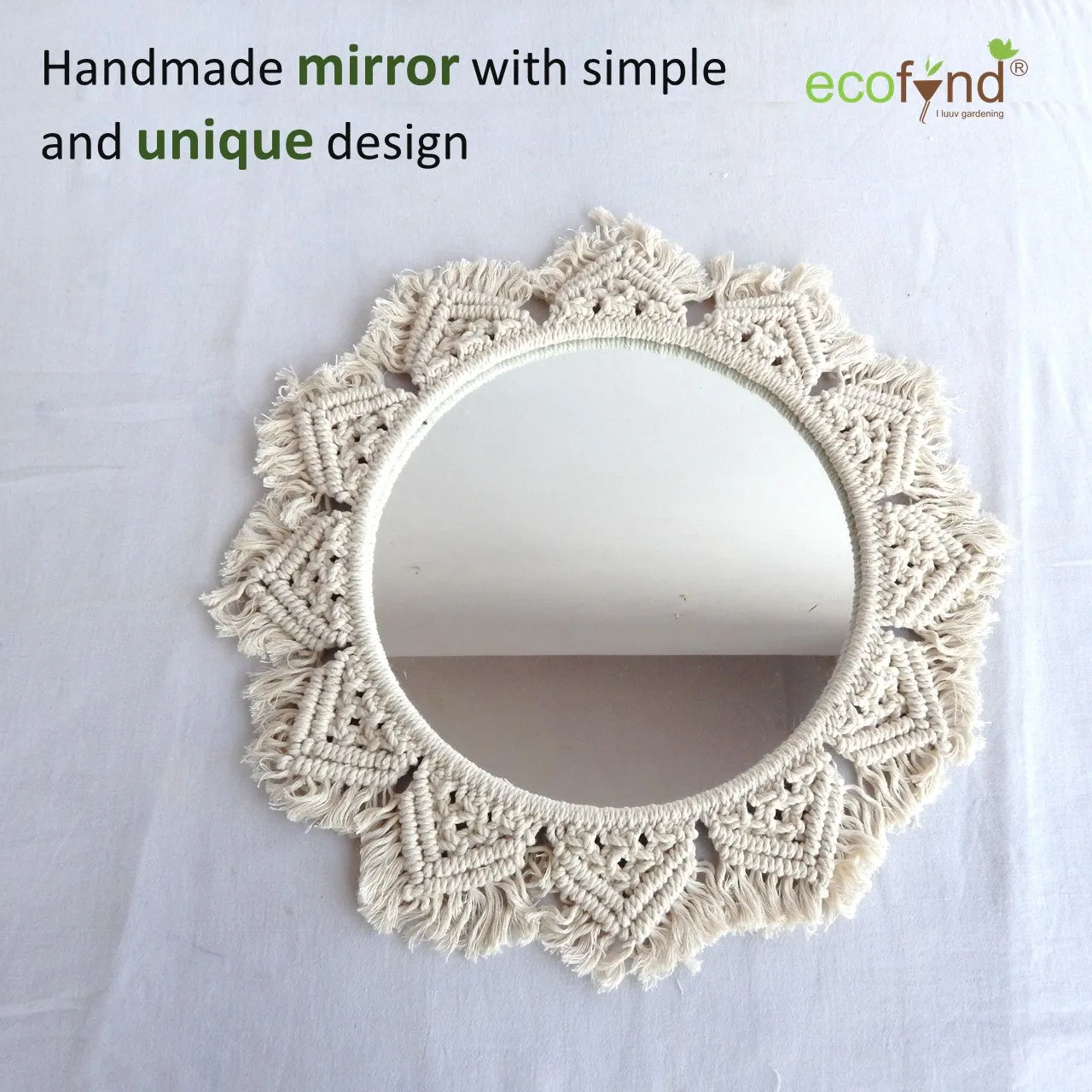 Macrame Wall Mirror