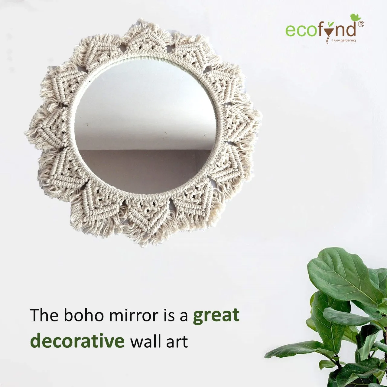 Macrame Wall Mirror