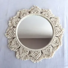 Macrame Wall Mirror