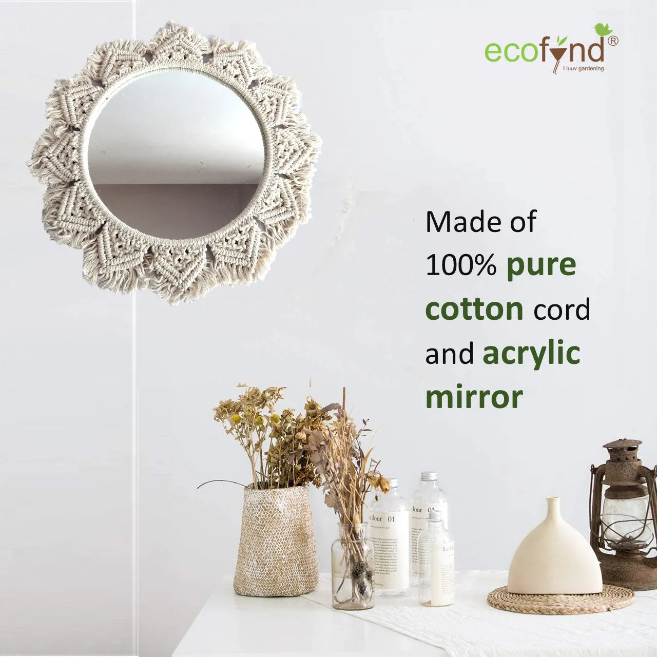 Macrame Wall Mirror