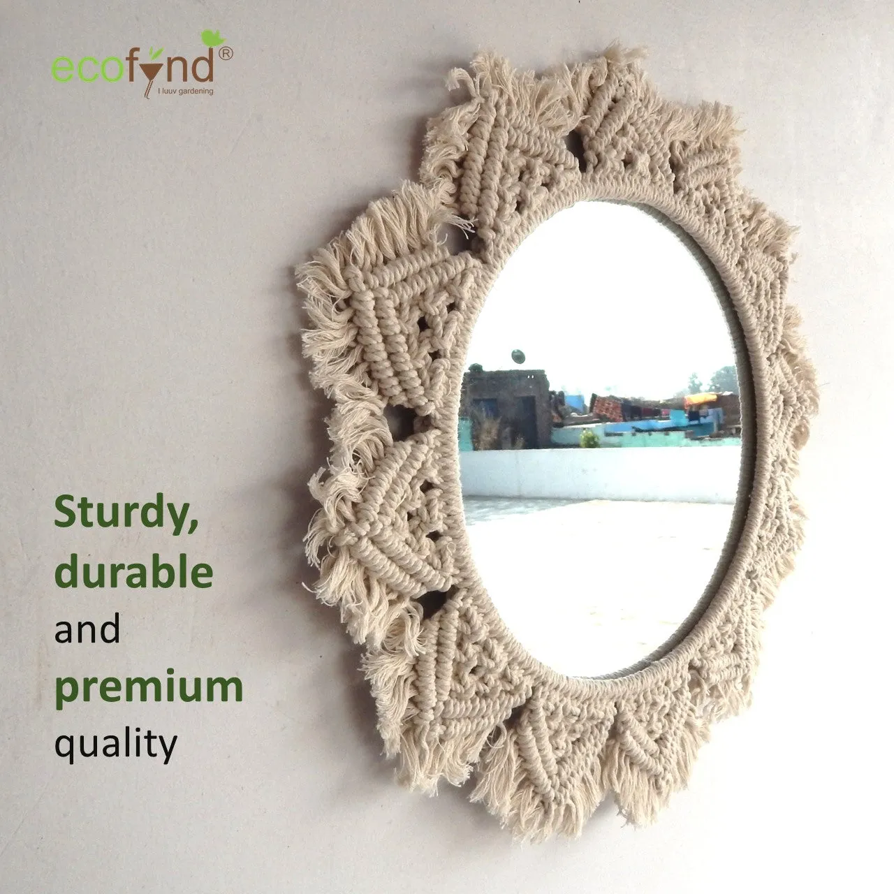 Macrame Wall Mirror