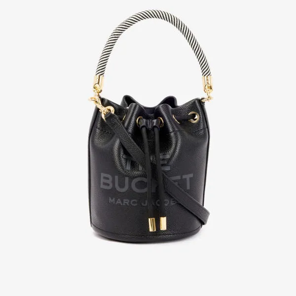 Marc Jacobs leather bucket bag, black