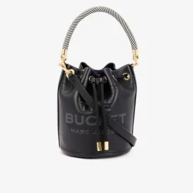 Marc Jacobs leather bucket bag, black