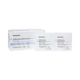 McKesson Adhesive Remover, 2-2/5 x 2-2/5 Inch Wipe