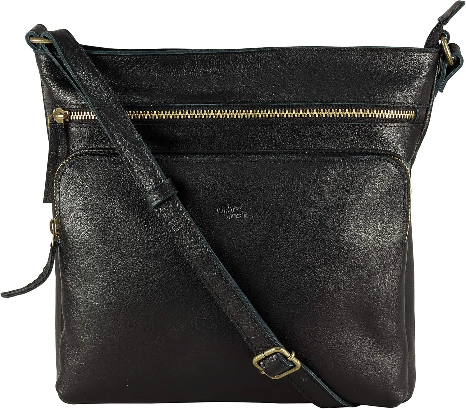 Mou Meraki Genuine Leather Crossbody Purse and Handbags - Crossover Bag Over the Shoulder Women