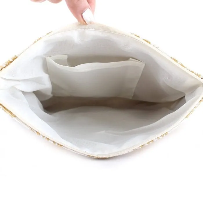 MP0091 Tropical Leaves Pouch/Make-up Bag