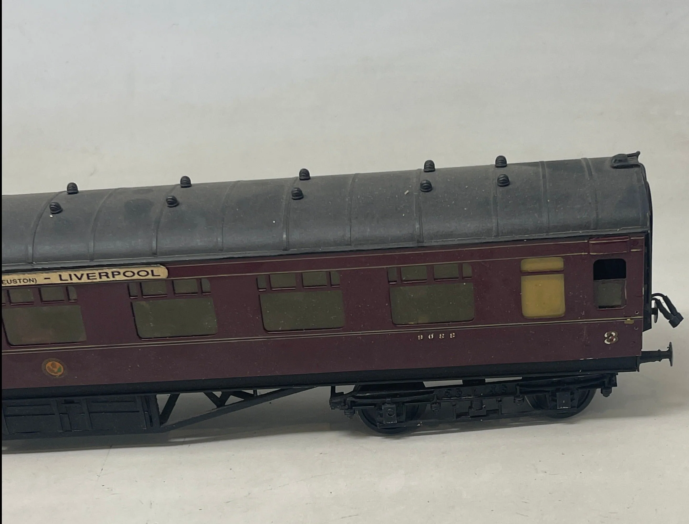 O Gauge LMS Maroon Stanier 3rd Coach