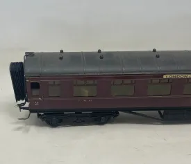O Gauge LMS Maroon Stanier 3rd Coach