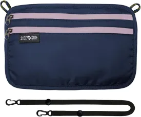 Passport Holder for Travel | Sleek & Slim Neck Wallet Organizer for Travel Documents | Secure RFID-Blocking Case for Passports & Cards | Versatile Travel Pouch That Fits Anywhere (navy)