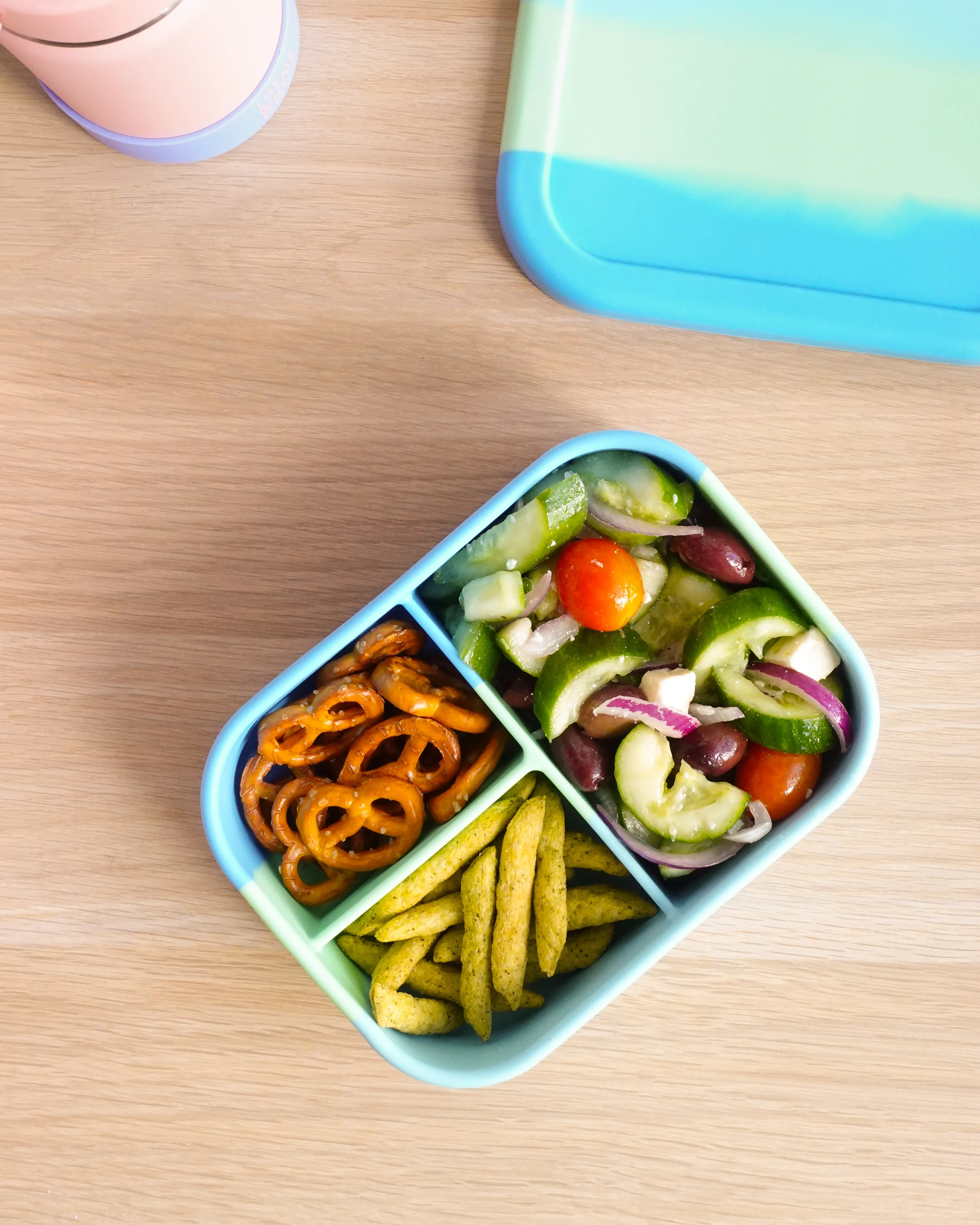 Peppermint Silicone Bento Lunch Box
