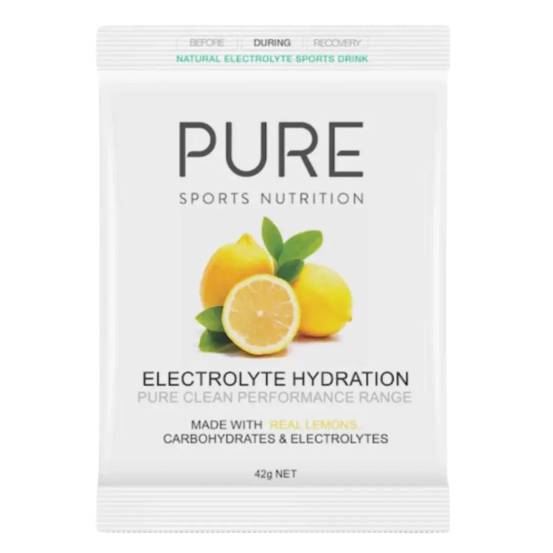 Pure Sports Nutrition - Electrolyte Hydration 42G Satchels - Lemon