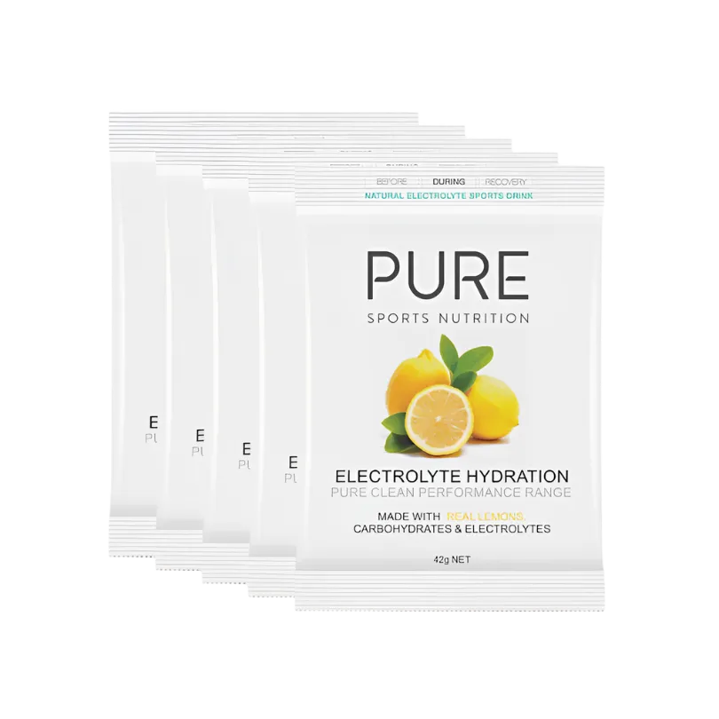 Pure Sports Nutrition - Electrolyte Hydration 42G Satchels - Lemon