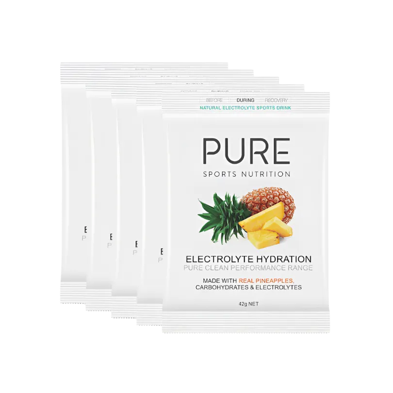 Pure Sports Nutrition - Electrolyte Hydration 42G Satchels - Pineapple