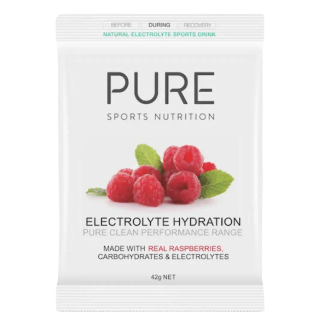 Pure Sports Nutrition - Electrolyte Hydration 42G Satchels - Raspberry