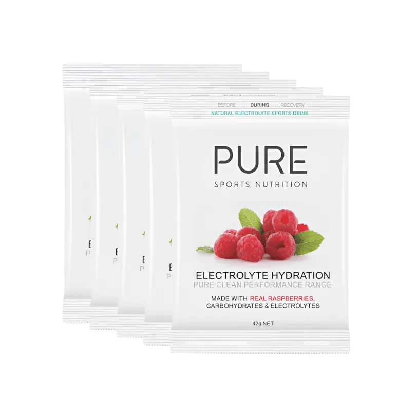 Pure Sports Nutrition - Electrolyte Hydration 42G Satchels - Raspberry