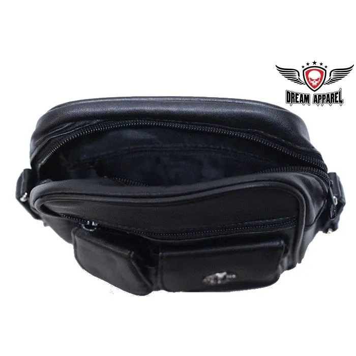 PVC Traveling Bag with Spider and Web Purse Pouch