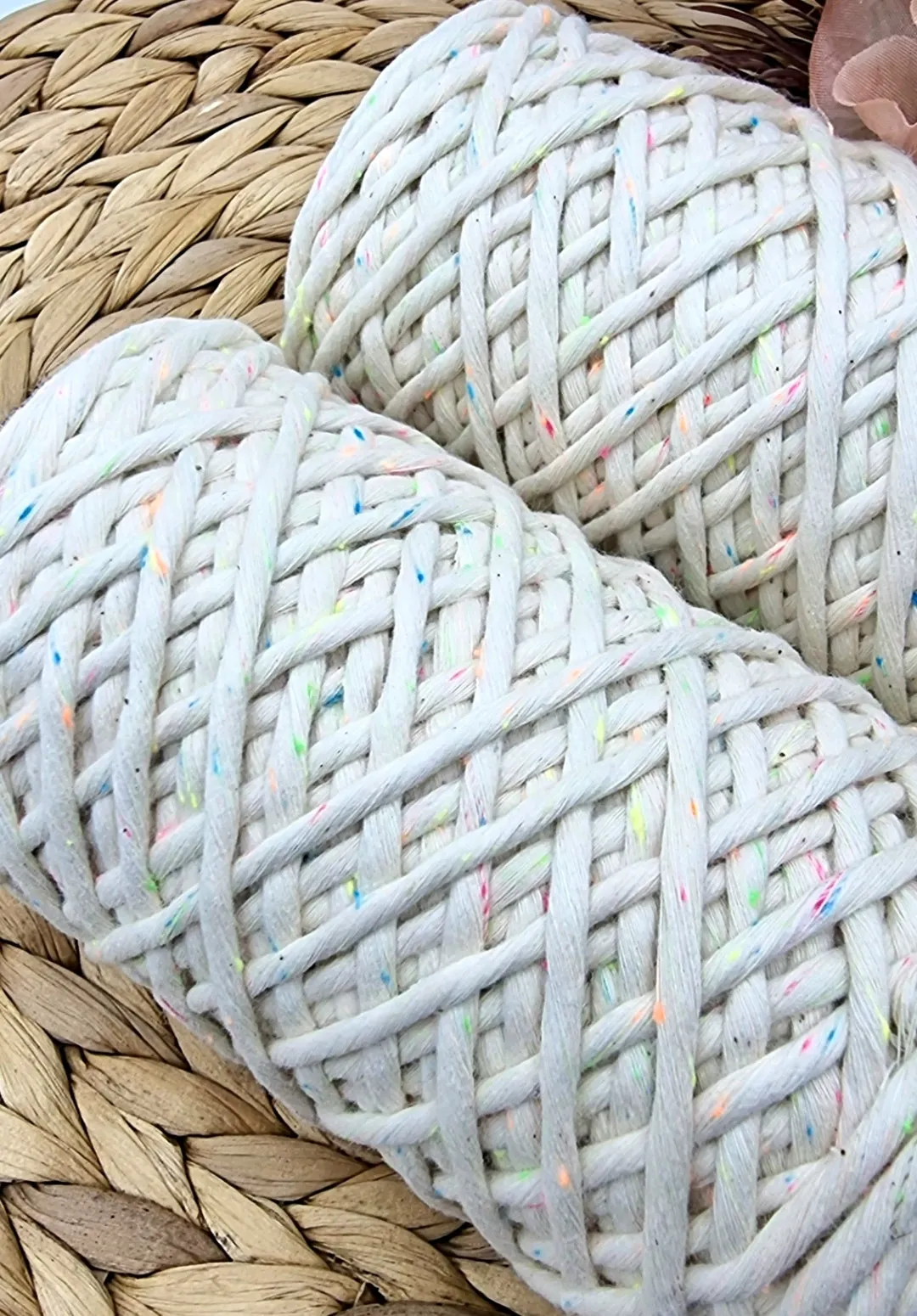 Rainbow Dust - 3MM  Single Strand Luxe Cotton Macrame String 250gr