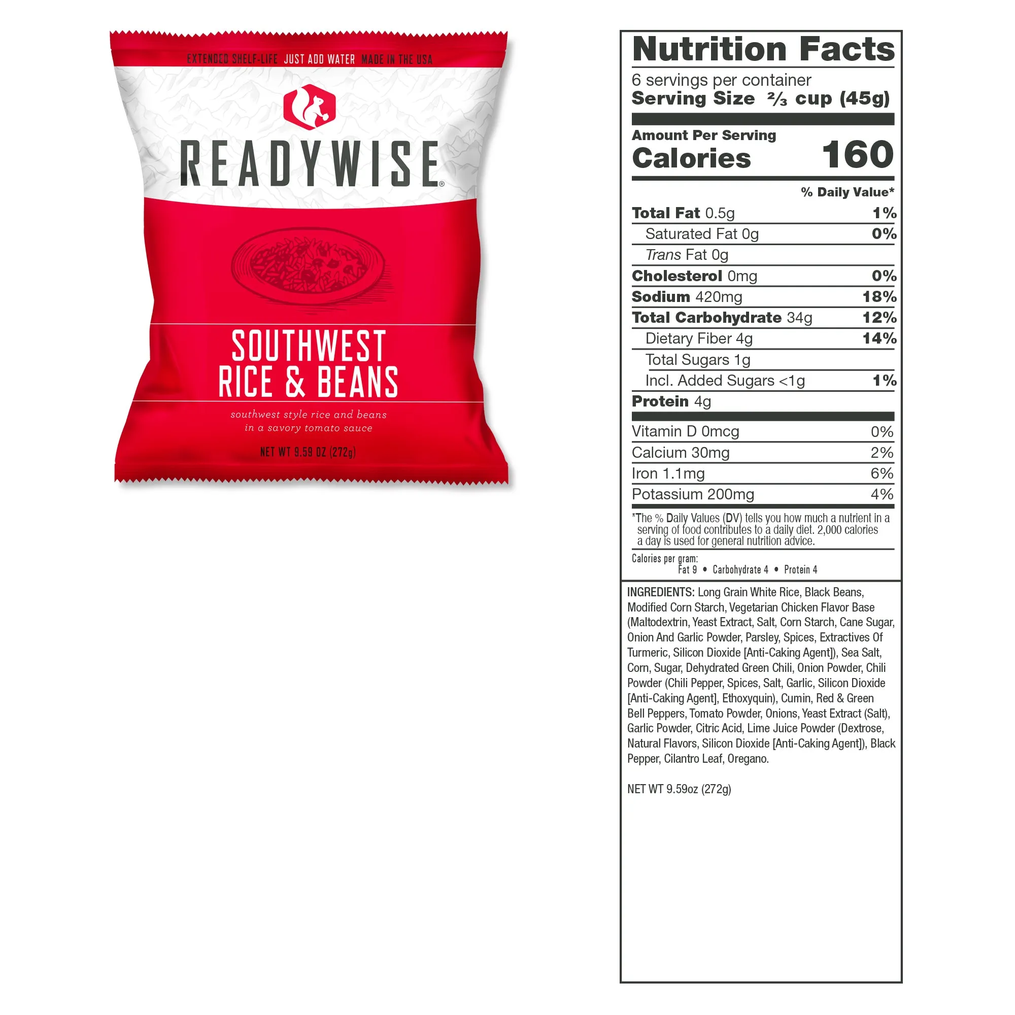 ReadyWise - 1080 Serving Package - 186 lbs - Includes: 6 - 120 Serving Entrée Buckets and 3 - 120 Serving Breakfast Buckets