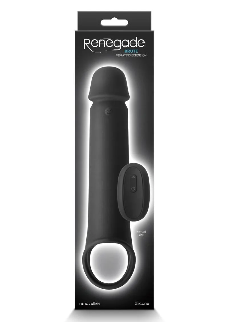 Renegade Brute Rechargeable Silicone Vibrating Penis Extention