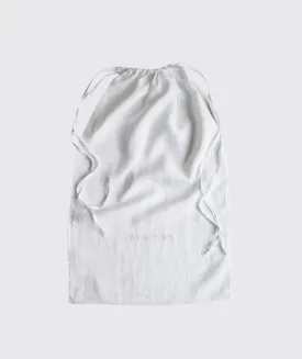SAMPLE SALE<br>White Linen Laundry Bag