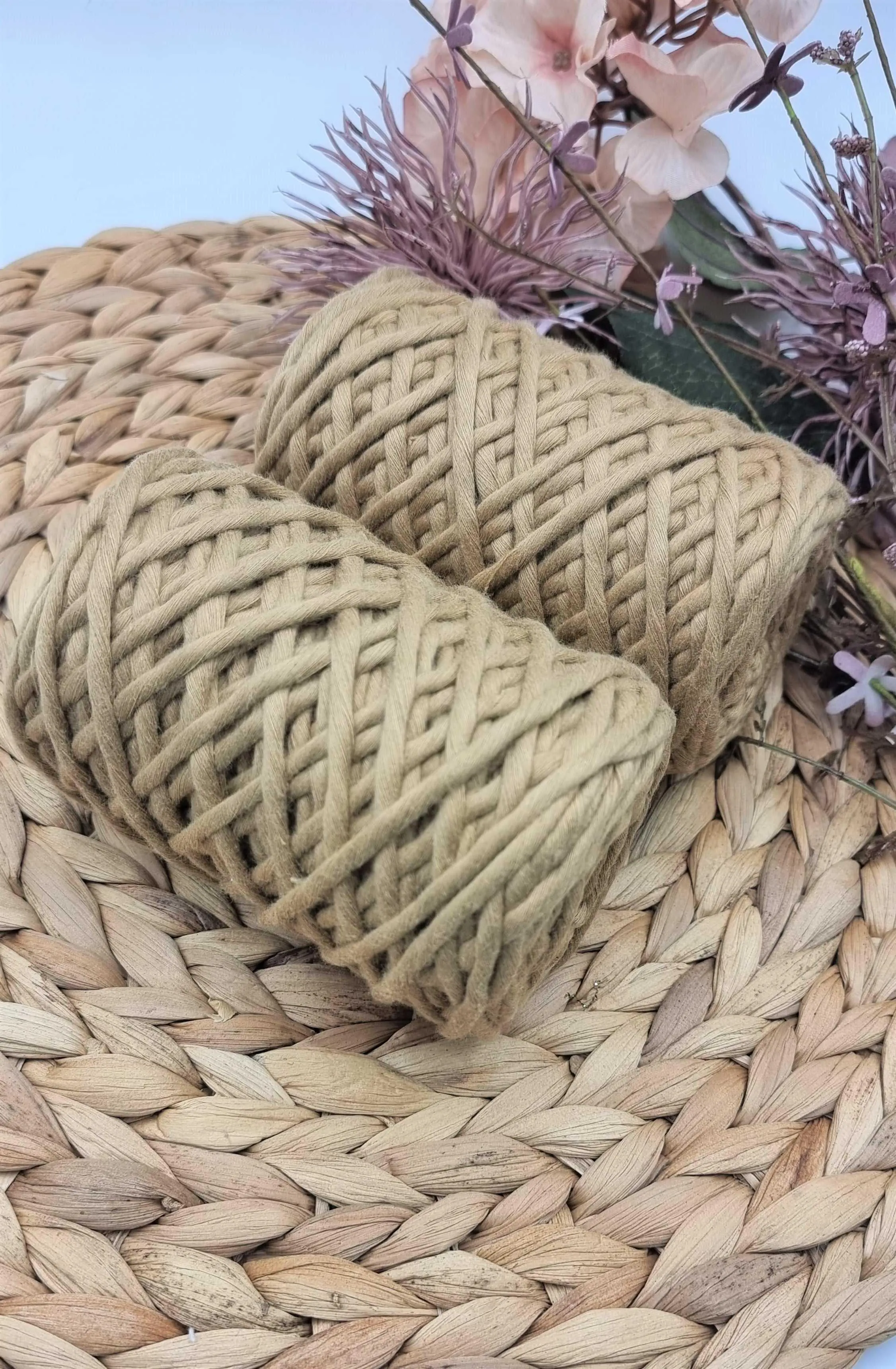 Sandal macrame cord - 3MM  Single Strand Luxe Cotton String