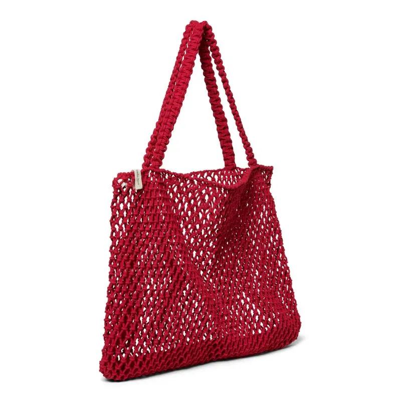 Studio Noos Mom Bag Macrame | Fuchsia