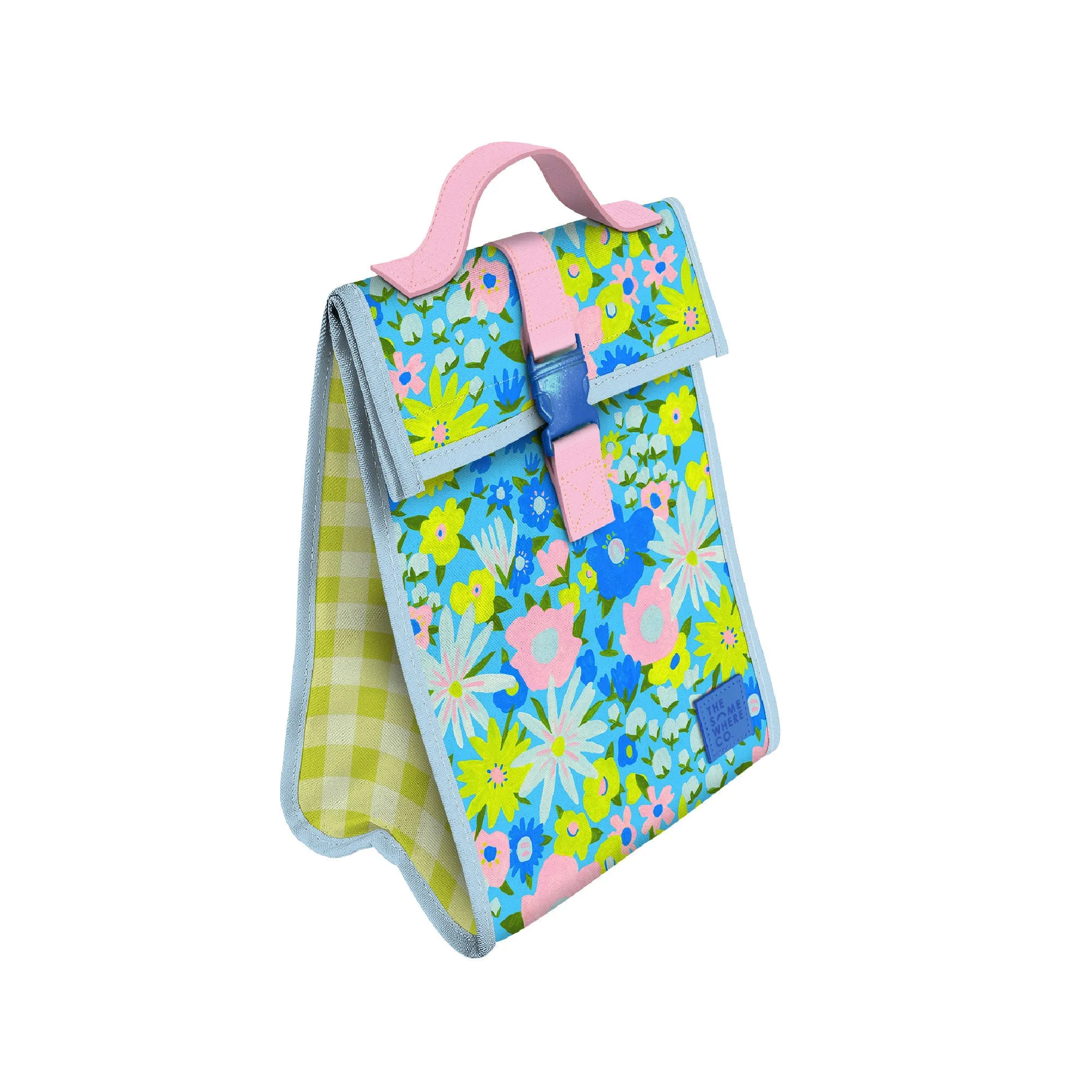 The Somewhere Co. Insulated Lunch Satchel MINI - Posy Skies