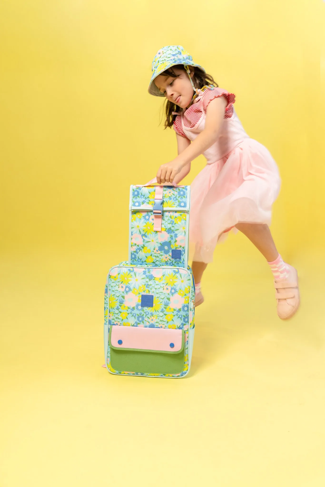 The Somewhere Co. Insulated Lunch Satchel MINI - Posy Skies