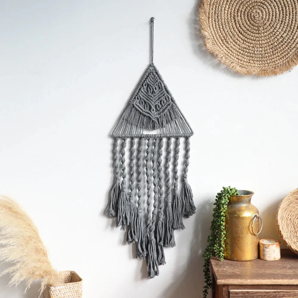 Triangle Tassel Geometric Macrame Dream Catcher