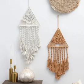 Triangle Tassel Geometric Macrame Dream Catcher