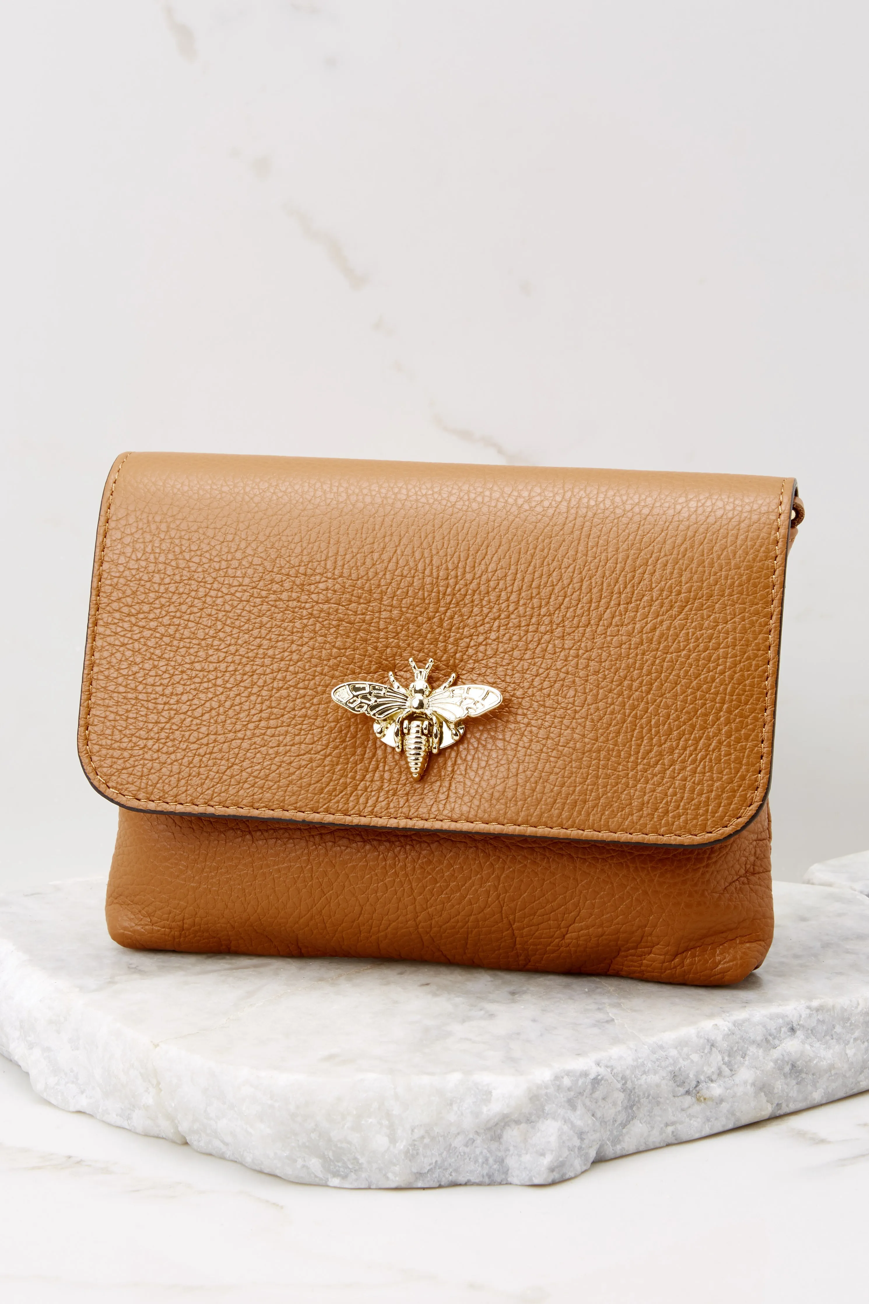 Work Smarter Tan Leather Bag