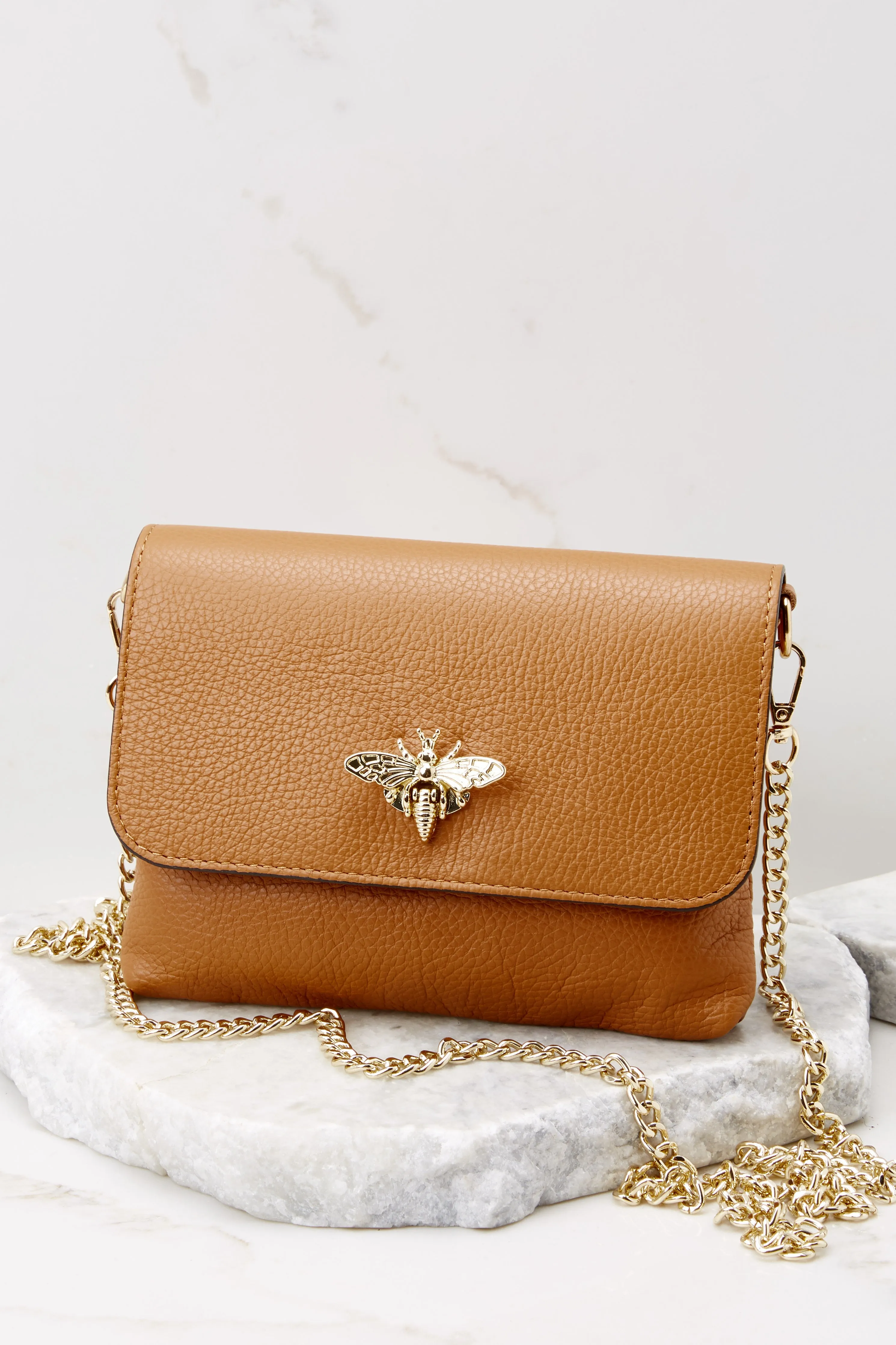 Work Smarter Tan Leather Bag