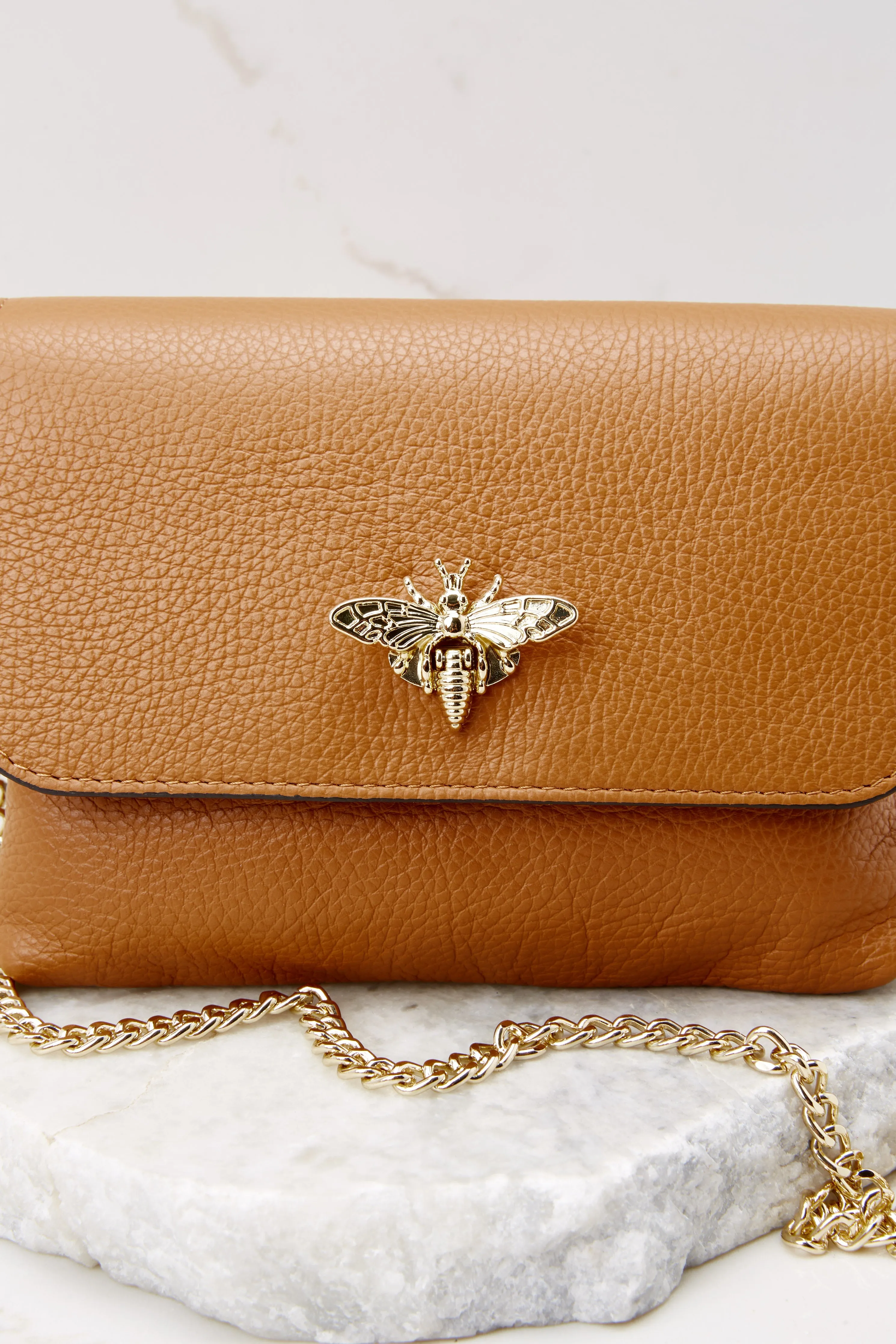 Work Smarter Tan Leather Bag